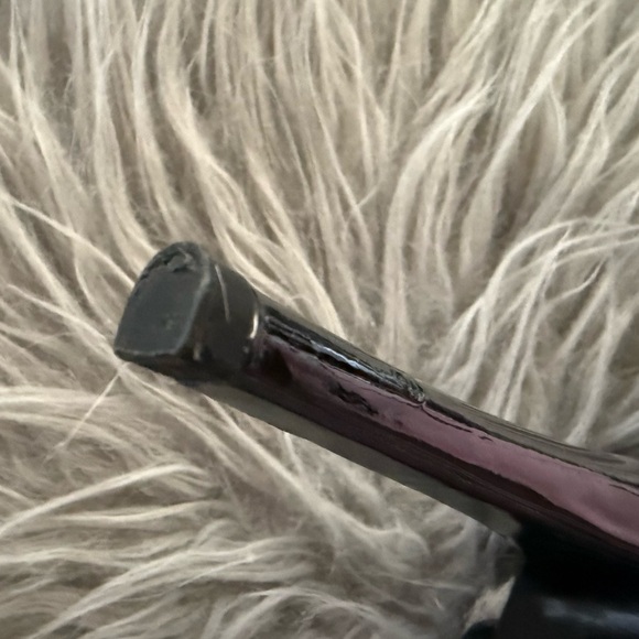 YSL Tribute Platform heels sz 35.5 Black/ faux fur Authentic - Picture 8 of 13